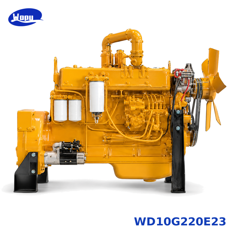Conjunto do motor de caminhão WD10G220E23 para peças de motor diesel pesado HOWO SHACMAN AUMAN
