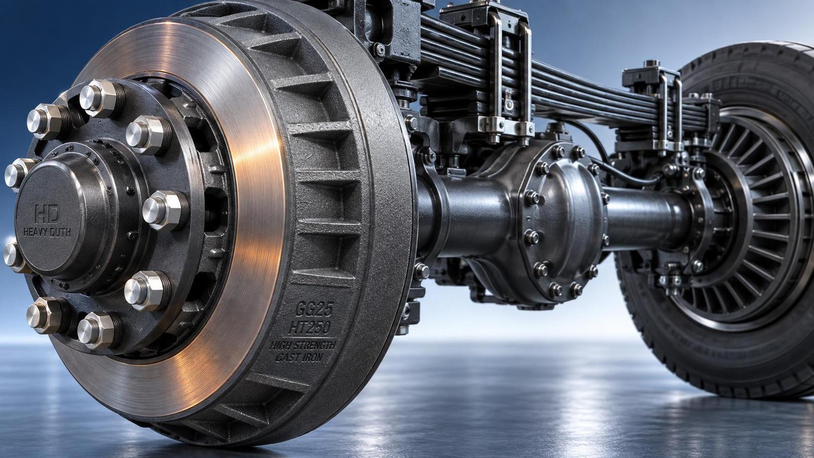 Materiais de Tambores de Freio Industriais e Limites Térmicos para Equipamentos de Alto Ciclo