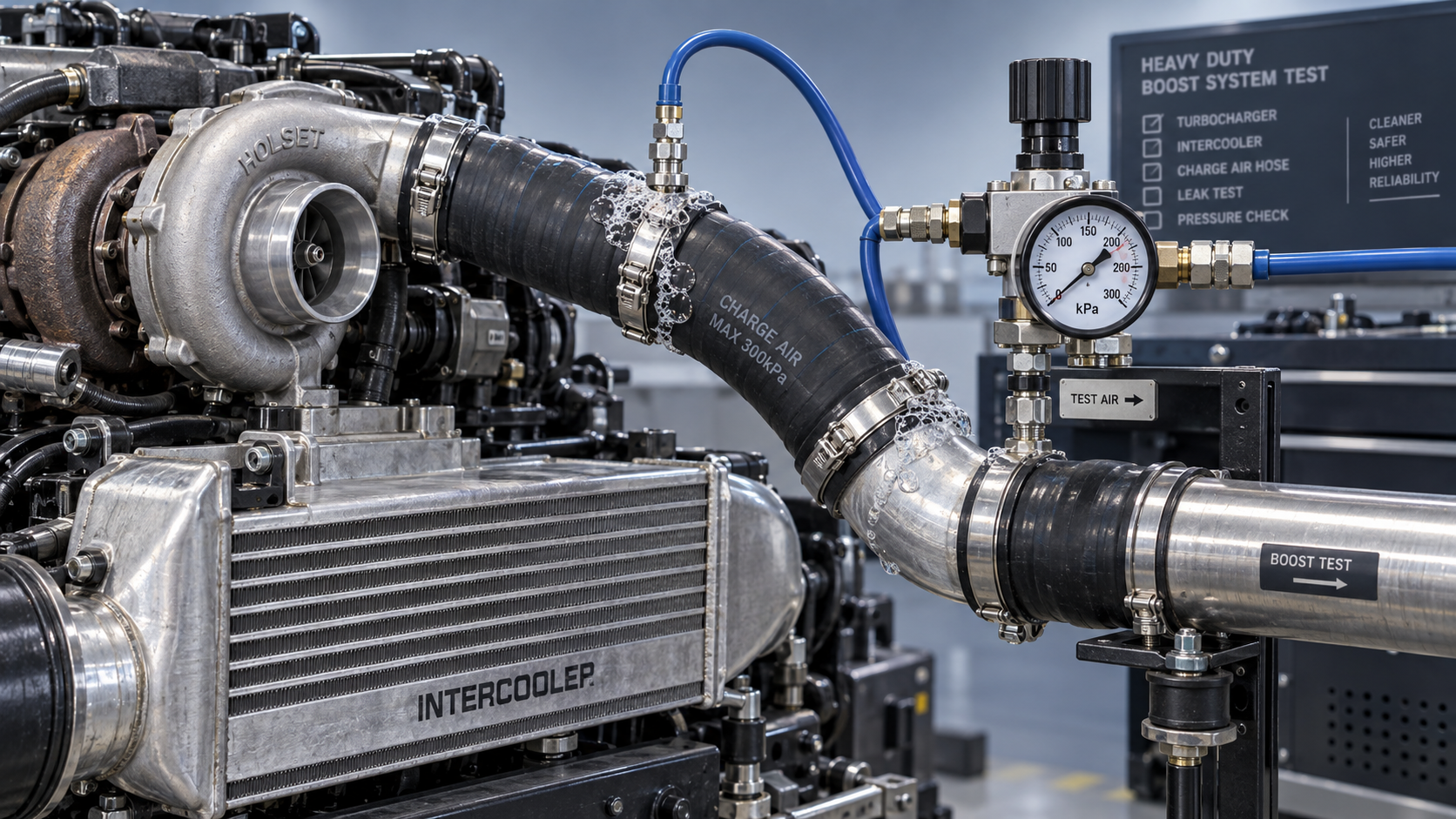 Perda de pressão do turbocompressor de caminhão: diagnostique vazamentos antes de substituí-lo