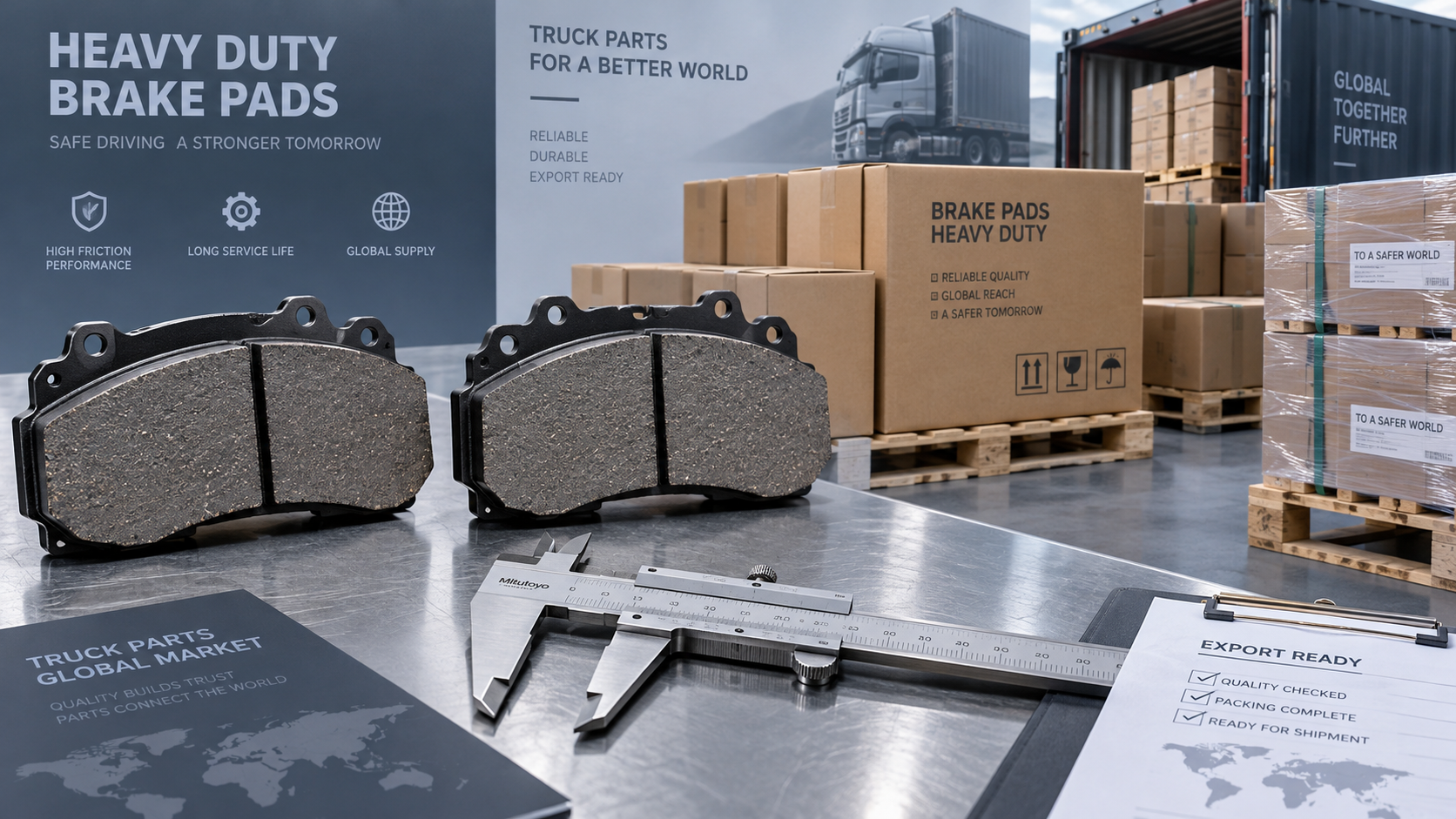 Preços de pastilhas de freio para caminhões no atacado na China: comparação de cotações e custos de importação