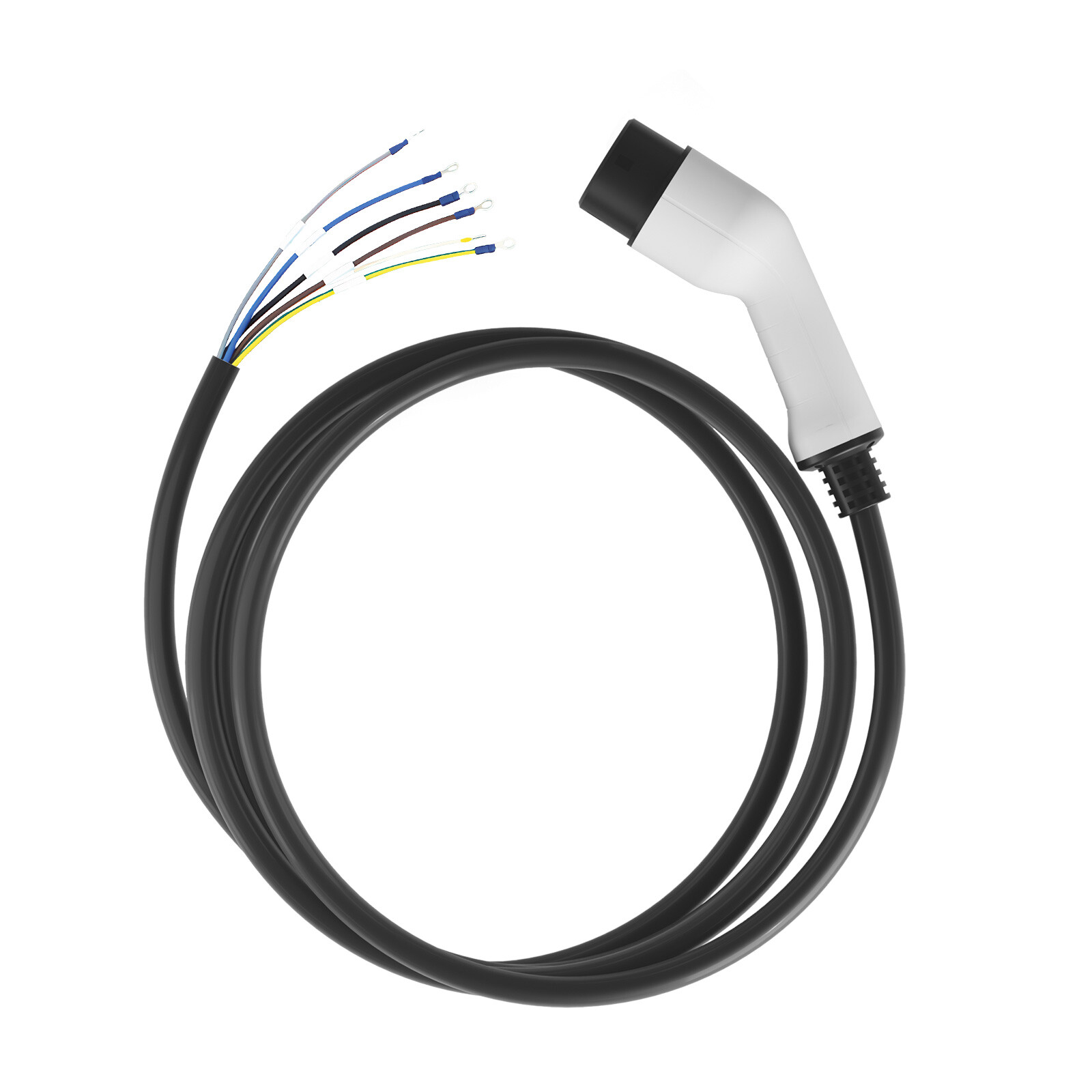 كابل شحن المركبات الكهربائية EVSEClub G1.0 من النوع 2 إلى طرف مفتوح